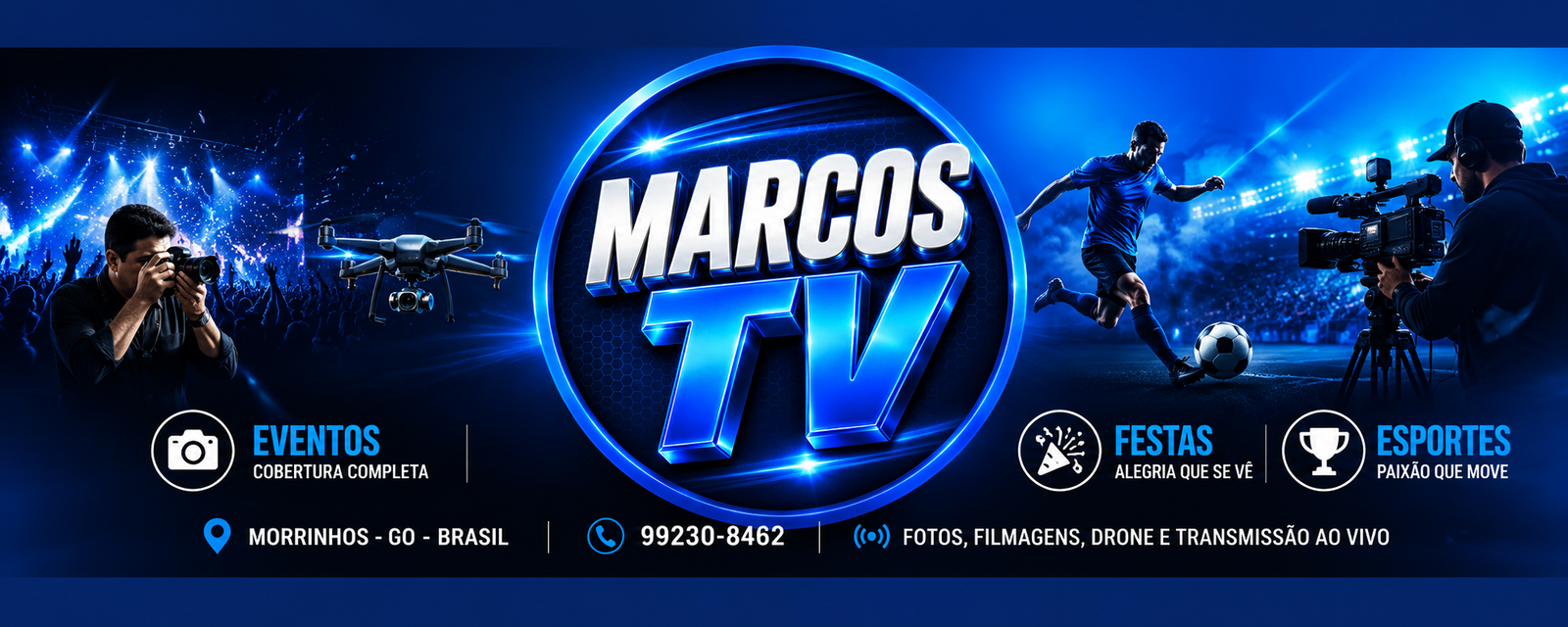 Marcos TV — Eventos, festas e esportes